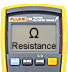 Set meter to measure resistance